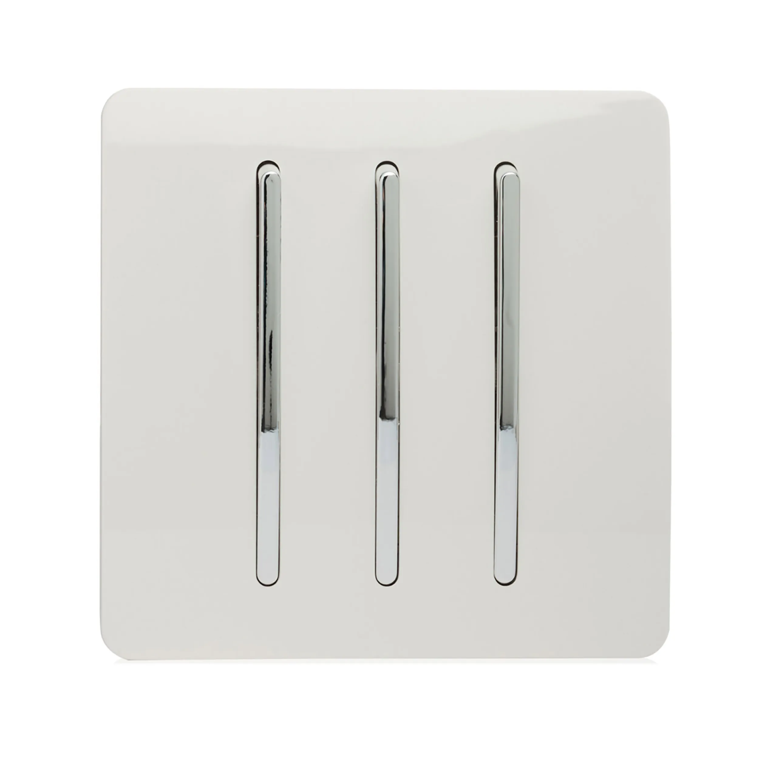 ART-SS6WH  3 Gang 2 Way 10 Amp Rocker Ice White